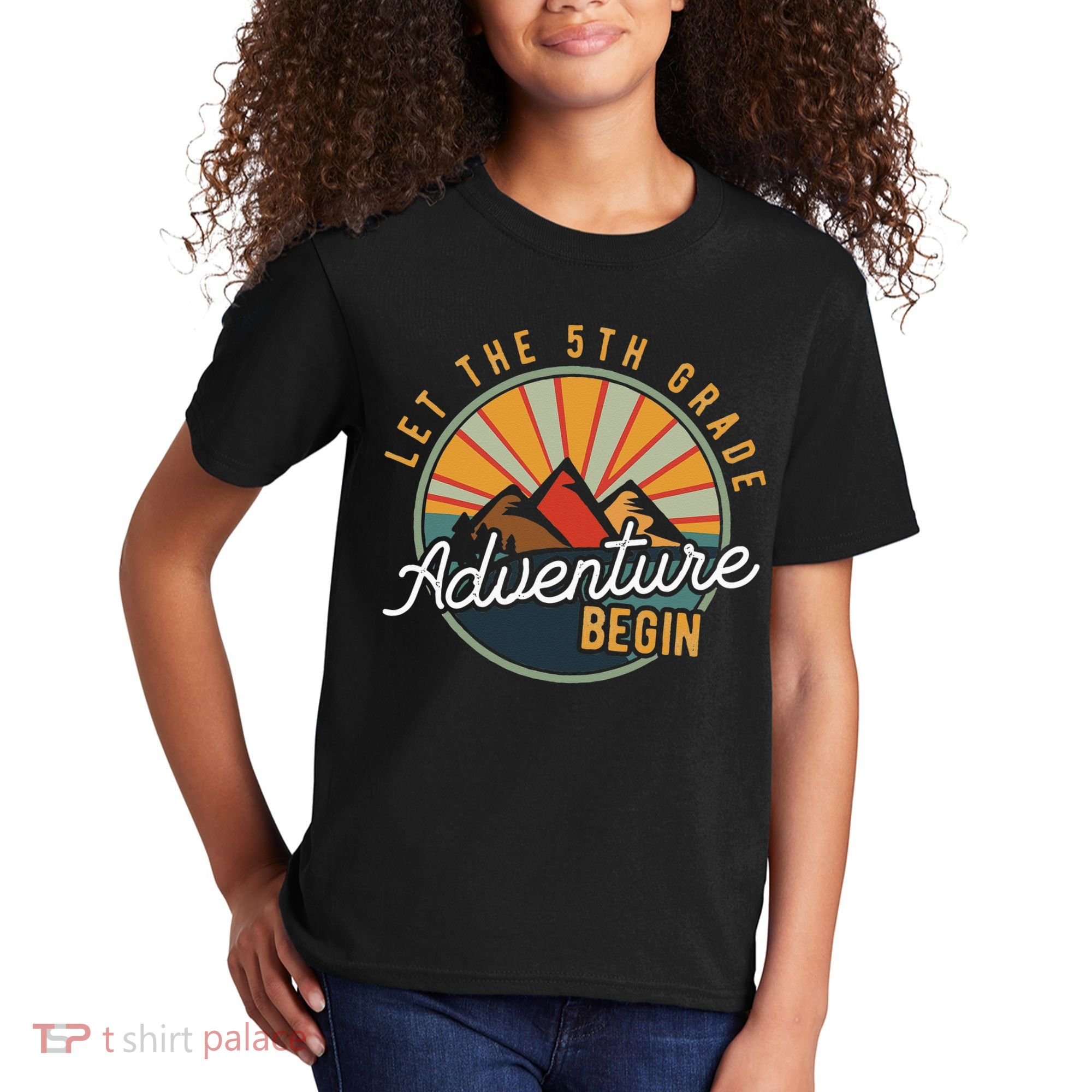 Let the 5th Grade Adventure Begin Fifth Grade Teacher Kids T-Shirt