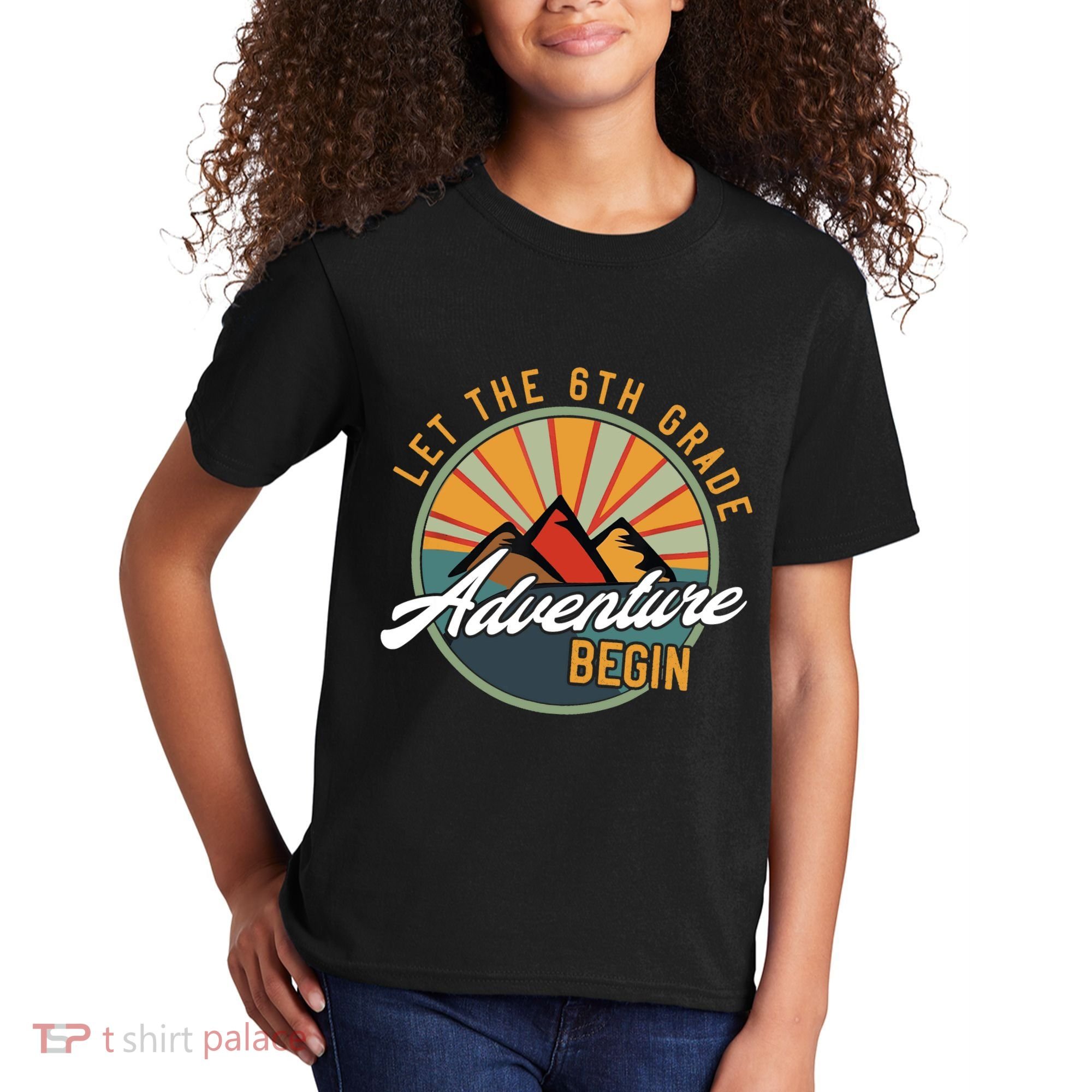 Let The 6th Grade Adventure Begin Sixth Grade Back To School Kids T-Shirt