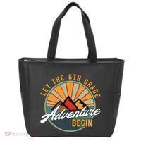 Let The 6th Grade Adventure Begin Sixth Grade Back To School Tote Bag thumb 0