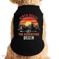 Let The 9th Grade Adventure Begin Ninth Grade Teacher Retro Doggie Tank thumb 0