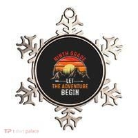 Let The 9th Grade Adventure Begin Ninth Grade Teacher Retro Ornament thumb 0