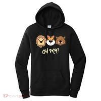 Lion Tiger And Bear Oh My Fun Jungle Zoo Animal Lover Gift Women's Hoodie thumb 0