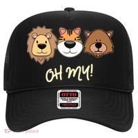 Lion Tiger And Bear Oh My Fun Jungle Zoo Animal Lover Gift Hat thumb 0