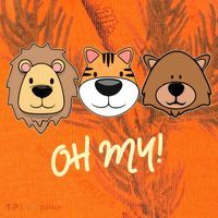 Lion Tiger And Bear Oh My Fun Jungle Zoo Animal Lover Gift Kati Licensed 12" Camo Cuffed Beanie thumb 2