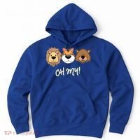 Lion Tiger And Bear Oh My Fun Jungle Zoo Animal Lover Gift Hoodie thumb 0