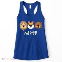 Lion Tiger And Bear Oh My Fun Jungle Zoo Animal Lover Gift Women's Tank Top thumb 0