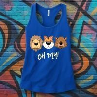 Lion Tiger And Bear Oh My Fun Jungle Zoo Animal Lover Gift Women's Tank Top thumb 3