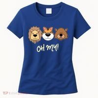 Lion Tiger And Bear Oh My Fun Jungle Zoo Animal Lover Gift Women's T-Shirt thumb 0