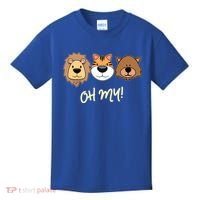 Lion Tiger And Bear Oh My Fun Jungle Zoo Animal Lover Gift Kids T-Shirt thumb 0