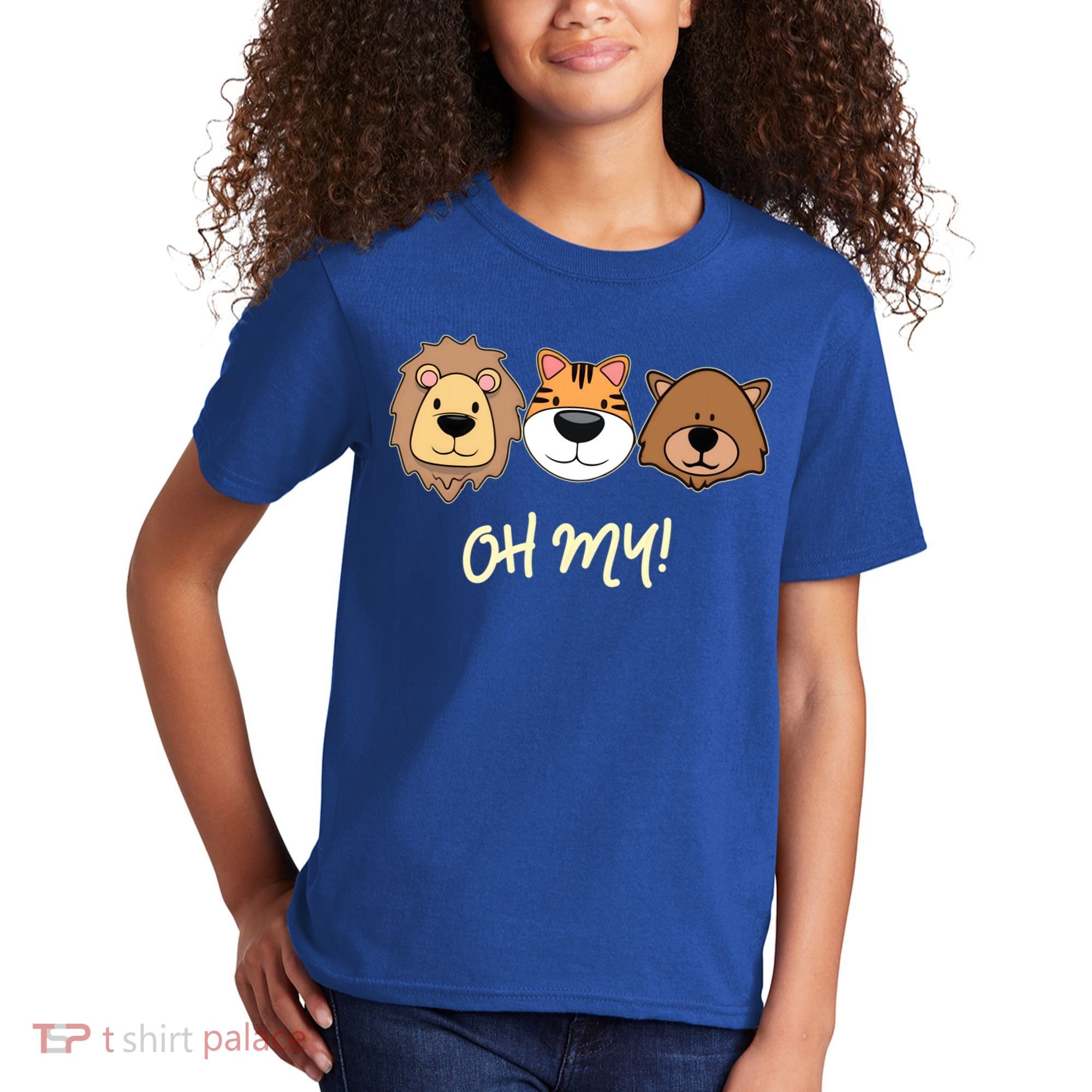 Lion Tiger And Bear Oh My Fun Jungle Zoo Animal Lover Gift Kids T-Shirt