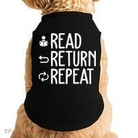 Library Themed Art Librarian Women Library Worker Doggie Tank thumb 0
