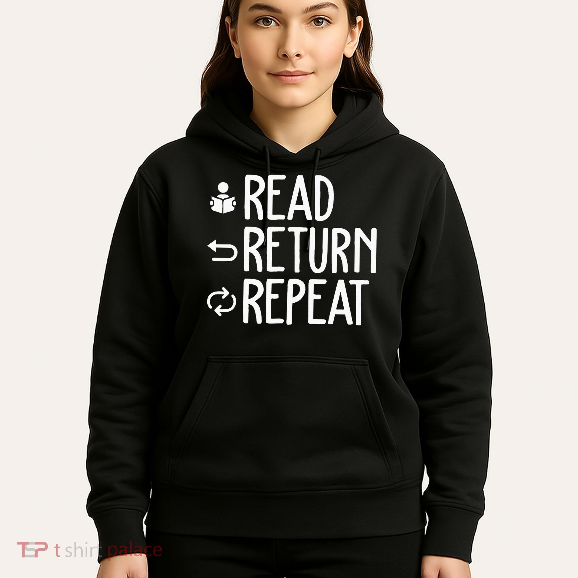 Library Themed Art Librarian Women Library Worker Hoodie