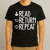 Library Themed Art Librarian Women Library Worker T-Shirt thumb 3