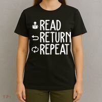Library Themed Art Librarian Women Library Worker T-Shirt thumb 4