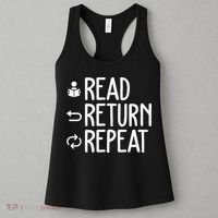 Library Themed Art Librarian Women Library Worker Women's Tank Top thumb 3