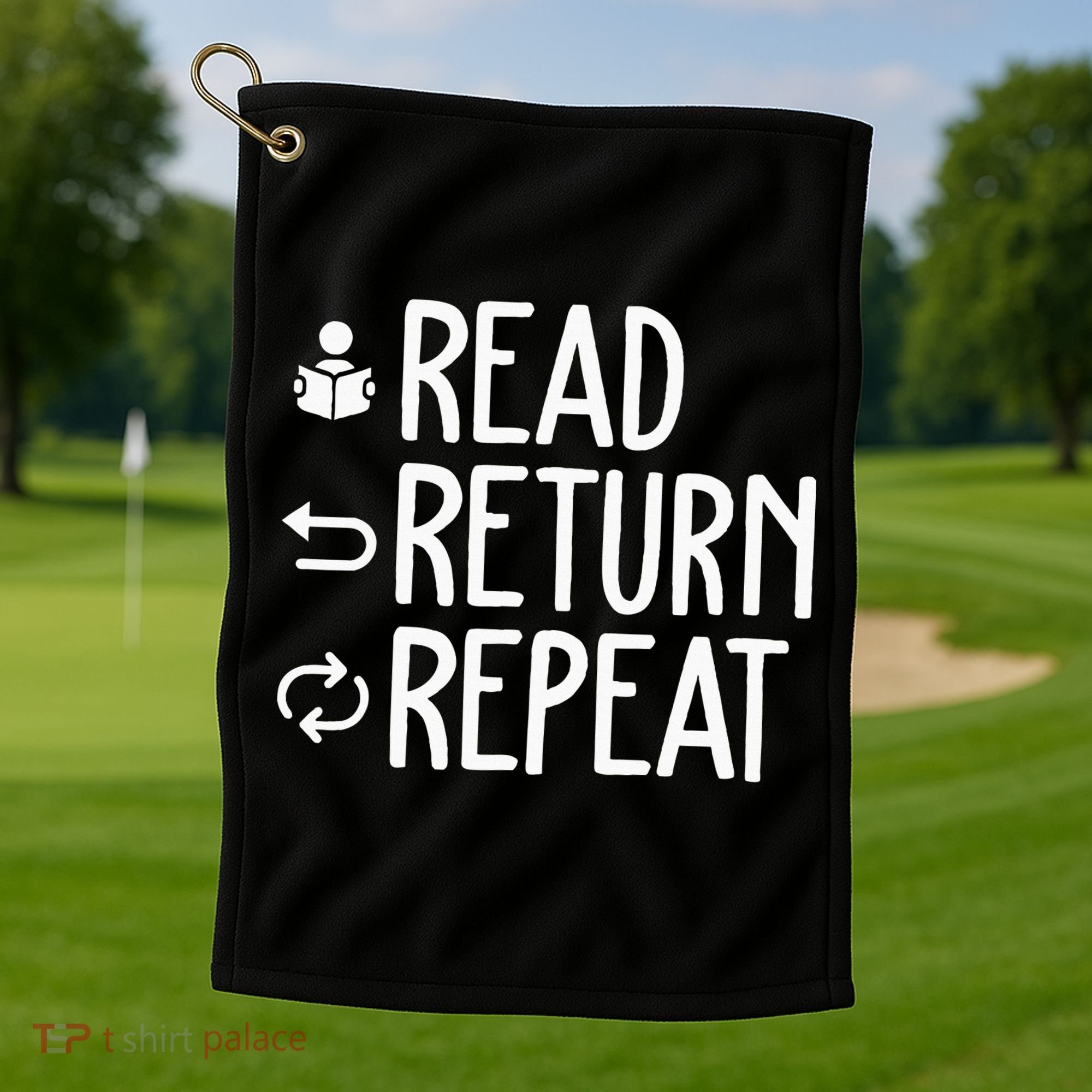 Library Themed Art Librarian Women Library Worker Golf Towel