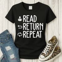 Library Themed Art Librarian Women Library Worker Women's T-Shirt thumb 3