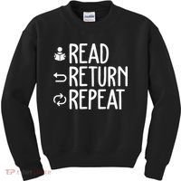 Library Themed Art Librarian Women Library Worker Kids Sweatshirt thumb 0