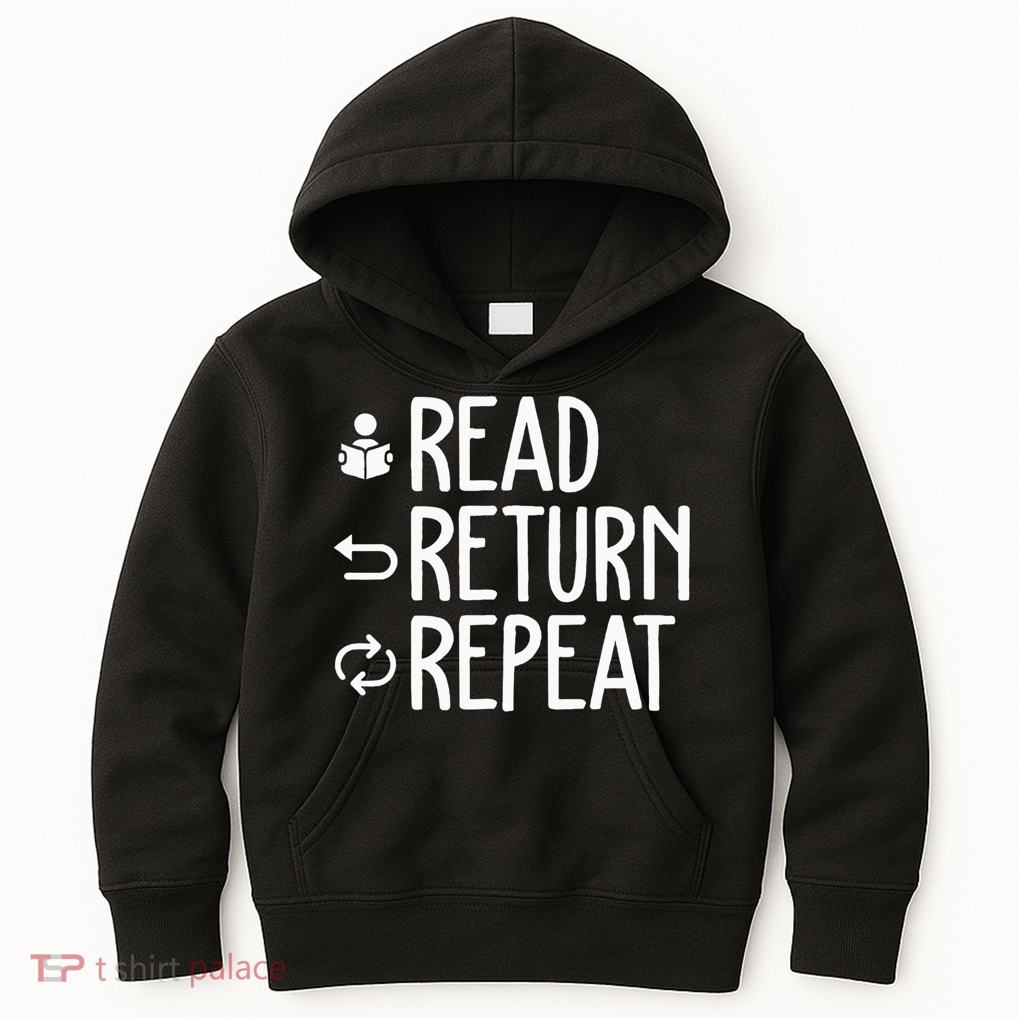 Library Themed Art Librarian Women Library Worker Kids Hoodie