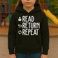 Library Themed Art Librarian Women Library Worker Kids Hoodie thumb 3