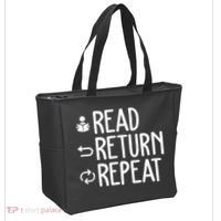 Library Themed Art Librarian Women Library Worker Tote Bag thumb 2