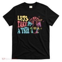 Lets Take A Trip Mushroom Colorful T-Shirt thumb 0