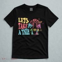Lets Take A Trip Mushroom Colorful T-Shirt thumb 5