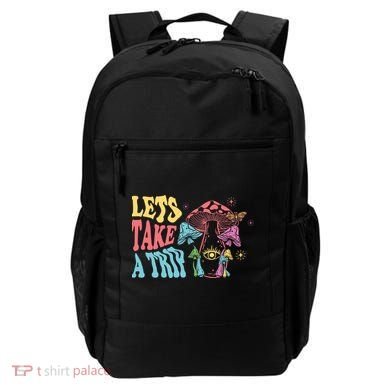 Lets Take A Trip Mushroom Colorful Backpack