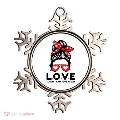 Love Today And Everyday Cute Valentine Hair Bun Ornament