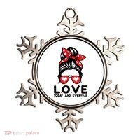 Love Today And Everyday Cute Valentine Hair Bun Ornament thumb 0