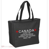 Living The American Dream Since 1867 Canada Tote Bag thumb 2