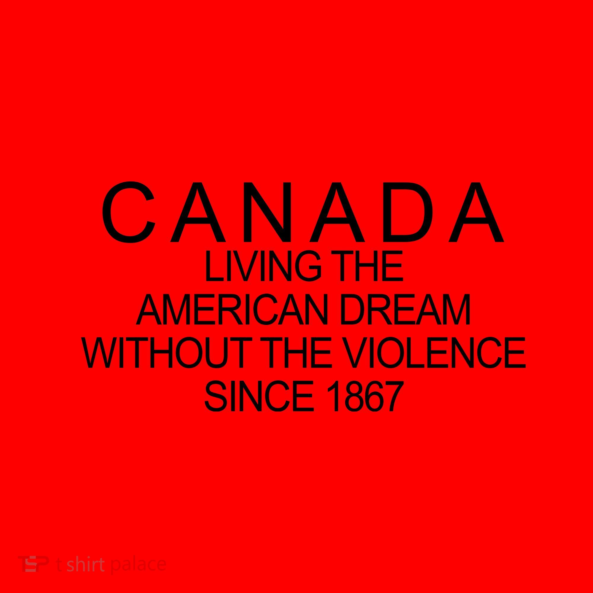 Living The American Dream Since 1867 Canada Santa Hat
