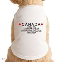 Living The American Dream Since 1867 Canada Doggie Tank thumb 0