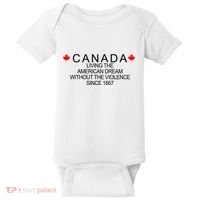 Living The American Dream Since 1867 Canada Baby Bodysuit thumb 0