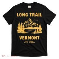 Long Trail America Usa Vermont Long Distance Hiking Mountains Camping T-Shirt thumb 0