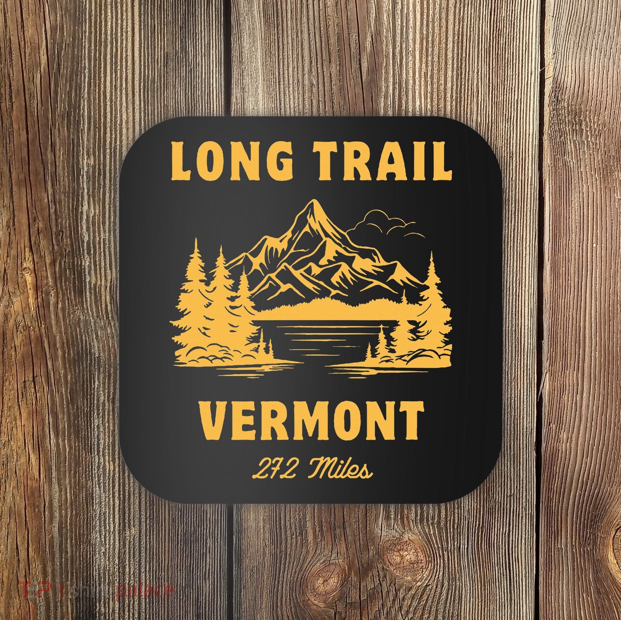 Long Trail America Usa Vermont Long Distance Hiking Mountains Camping Coaster