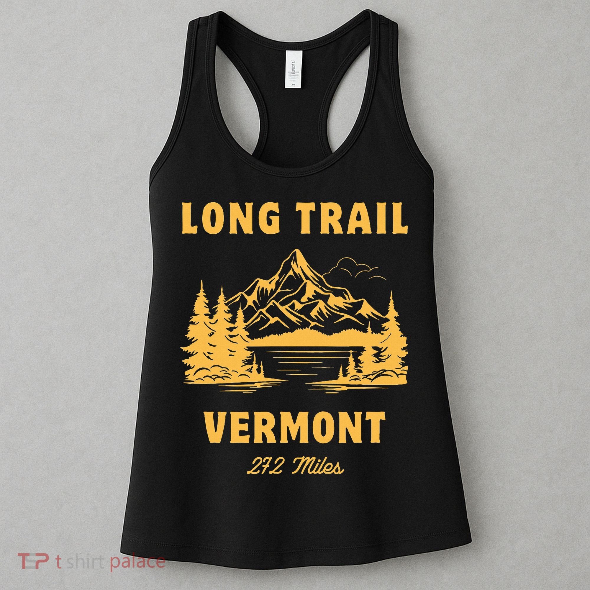 Long Trail America Usa Vermont Long Distance Hiking Mountains Camping Women's Tank Top