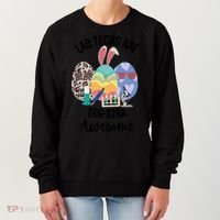 Lab Tech Are EggStra Awesome Egg Easter Lab Week Funny Easter Scienti Women's Sweatshirt thumb 0