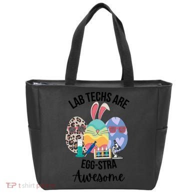 Lab Tech Are EggStra Awesome Egg Easter Lab Week Funny Easter Scienti Tote Bag