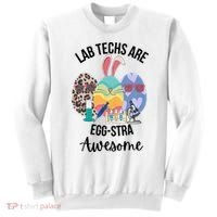 Lab Tech Are EggStra Awesome Egg Easter Lab Week Funny Easter Scienti Sweatshirt thumb 0