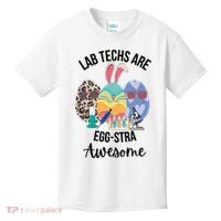 Lab Tech Are EggStra Awesome Egg Easter Lab Week Funny Easter Scienti Kids T-Shirt thumb 0