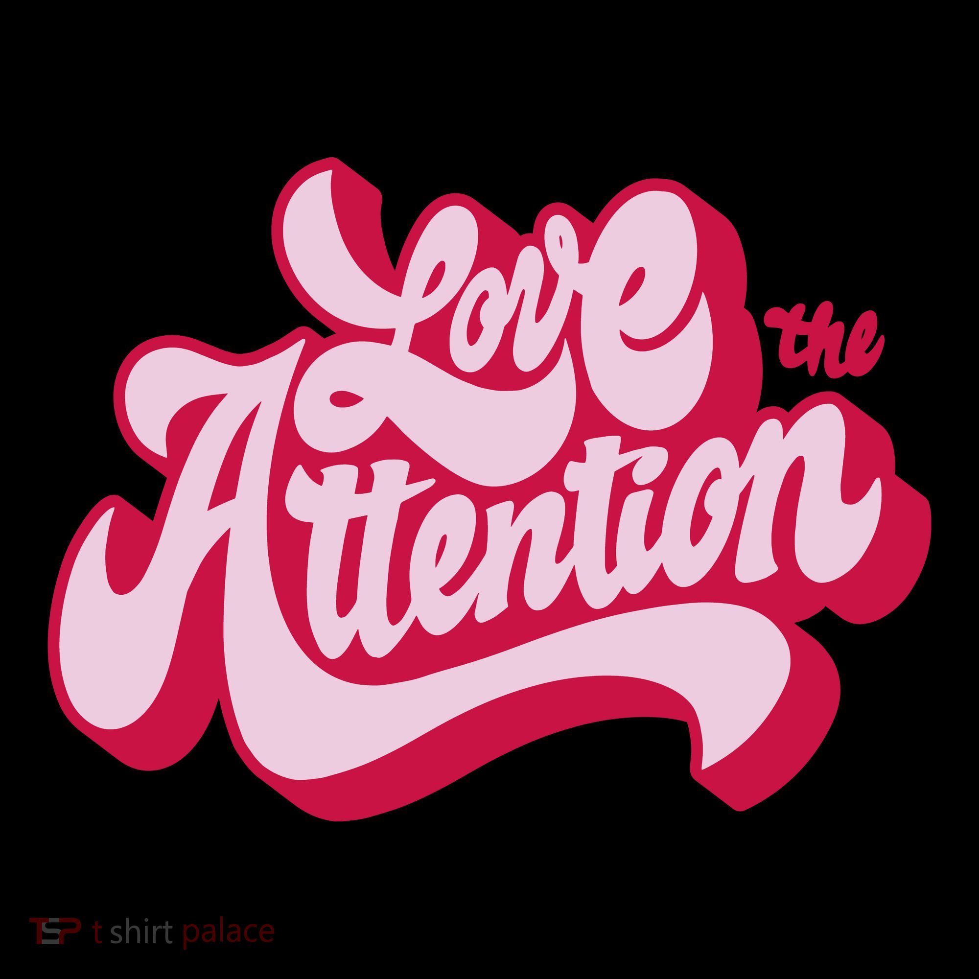 Love The Attention Funny Retro Coaster