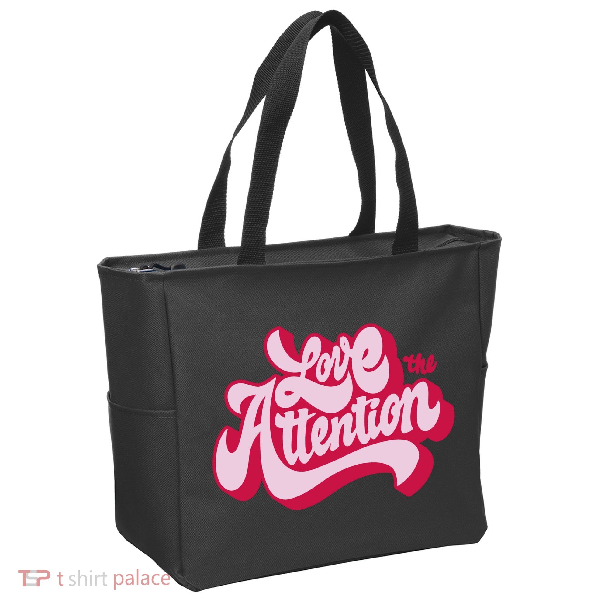 Love The Attention Funny Retro Tote Bag