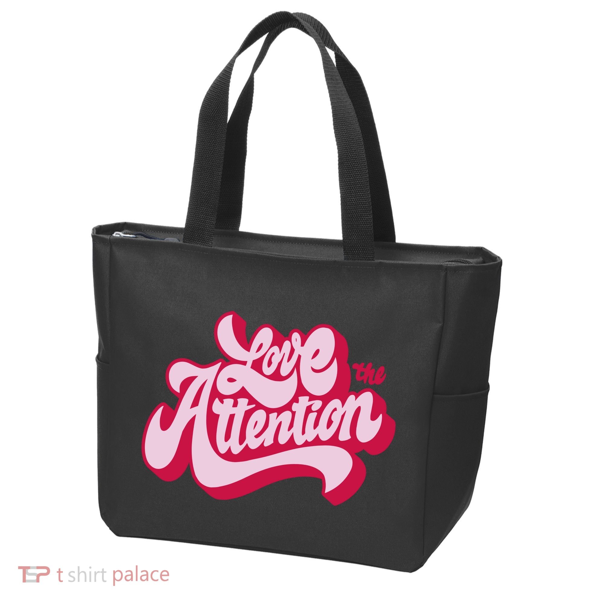 Love The Attention Funny Retro Tote Bag