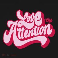 Love The Attention Funny Retro Tote Bag thumb 4