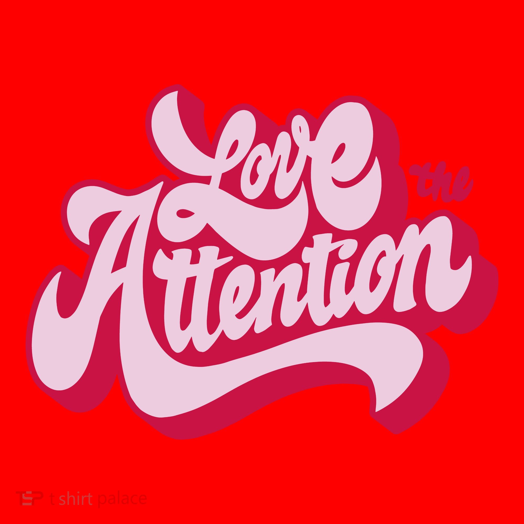 Love The Attention Funny Retro Santa Hat