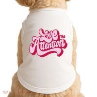 Love The Attention Funny Retro Doggie Tank thumb 0