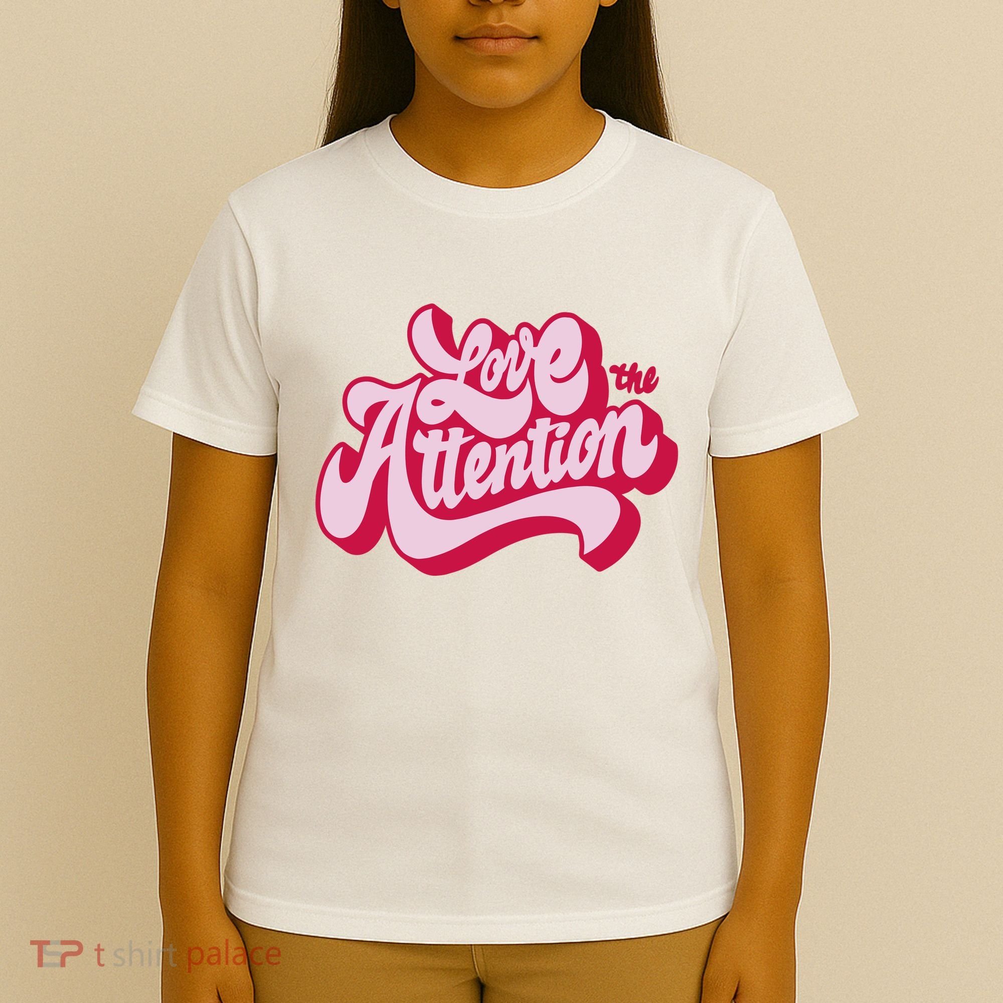 Love The Attention Funny Retro T-Shirt