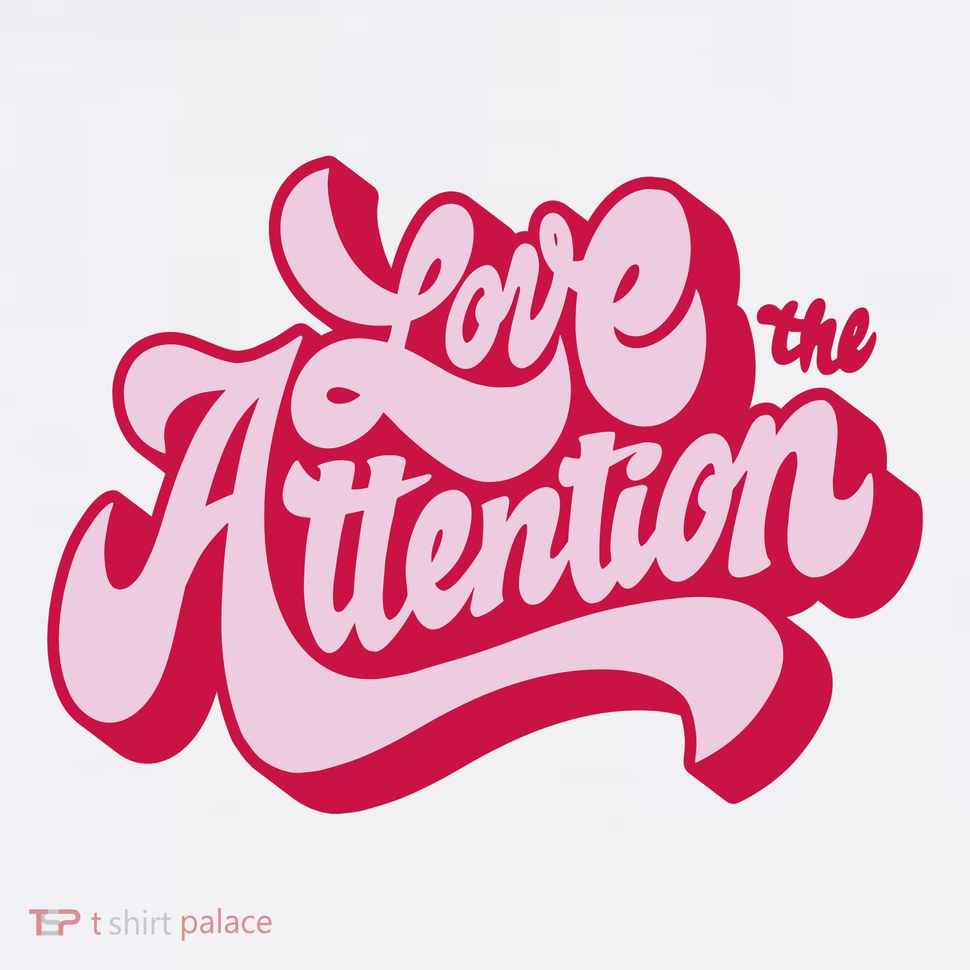 Love The Attention Funny Retro Baby Bodysuit