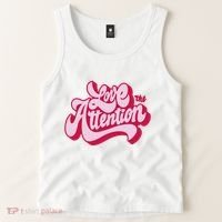 Love The Attention Funny Retro Tank Top thumb 2